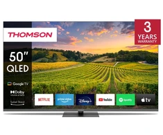 Thomson 50QG5C14, 127 cm (50"), 3840 x 2160 pikselių, QLED, Smart TV, Wi-Fi, Pilkas