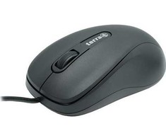 Pelė Wortmann AG TERRA Pelė 1500 Laidinė USB juoda 3 mygtukų, simetriška, su laidu, 1,80 m