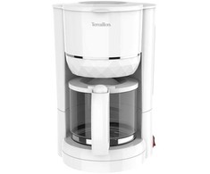 Terraillon Kaffebryggare Diamond 1,25L 980W Droppstopp vit