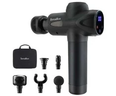Terraillon masažuoklis „Pitch Massager Expert“, perkusinis masažas, universalus, juodas, lietimui jautrus, 3200 aps./min., su baterija