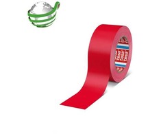 TESA 4671 rausva akrilinė guminė lipni juosta „Gaffa“, 50 mm x 25 m, 0,28 mm storio