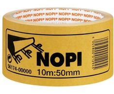 tesa NOPI Klebeband doppelseitig 10m x 50mm baltas