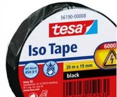 Tesa taśma izolacyjna 20m x 19mm juoda