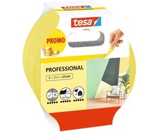 Tesa TESA 56212-00000-02 sidabrinė taśma klejąca 25 m Geltonas