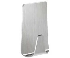TESA 57066-00000, Indoor, Rankšluostis hook, Metallic, Nerūdijantis plienas, Adhesive strip, 1kg