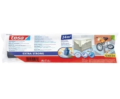 Folia malarska Tesa Abdeckplane Drop Cloth Extra Strong 12mx2m transparent