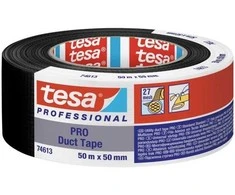 tesa Duct Tape PRO 74613-00002-00 Remonto juosta, juoda (ilgis x plotis), 50 m x 50 mm, 1 vnt.
