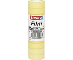 Tesa tesafilm® Standard, 10 vnt. pakuotė, 15 mm x 10 m