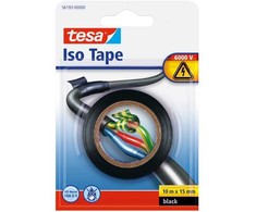tesa Izoliacinė juosta 10 m 15 mm juoda blisterinė pakuotė