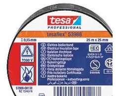 Izoliacinė juosta TESA Juoda PVC (25 mm x 25 m)