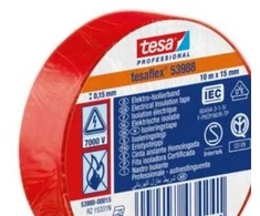 Tesa Izoliacinė juosta raudona - 15 mm x 10 m