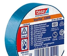 Tesa Izoliacinė juosta mėlyna - 15 mm x 10 m