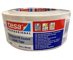 Tesa Audeklo juosta 50 mm x 25 m balta