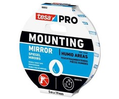 tesa Mounting PRO Mirror 66952-00002-00 tvirtinimo juosta, balta (ilgis x plotis), 10 m x 19 mm, 1 vnt. (66952-00002-00)