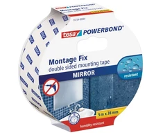 tesa Powerbond tvirtinimo juosta veidrodžiams, 5 m, 38 mm