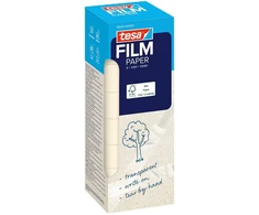 TESA tesafilm PAPER, 33 m, permatoma, popierius, 19 mm, 8 vnt.