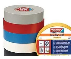 tesaflex izoliacinė juosta balta - 33 m x 25 mm