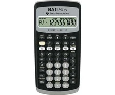 Texas Instruments BA-II Plus, Kišeninis, Finansinis, Pakreipiamas ekranas, Baterija, Juoda