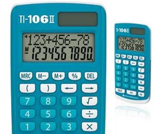 „Texas Instruments“ – TI-106 II paprastas skaičiuotuvas