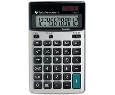 Texas Instruments TI-5018 SV, Stalinis, Bazinis, 12 skaitmenų, 1 eilutė, Juoda, Sidabras