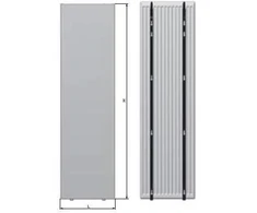 Thermrad Vertikalūs J formos laikikliai 2000 mm. 2 dalių rinkinys