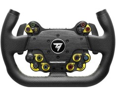 Thrustmaster EVO Racing 31U Leather Juodas, Geltonas Vairas PC, PlayStation 4, PlayStation 5, Xbox
