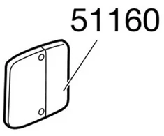 Thule pailgas žibinto stiklas 976 ir 9502-03 949