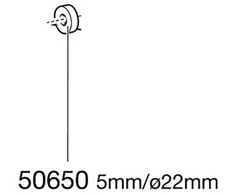 Thule plastikinis diskas 5 mm ø20 mm