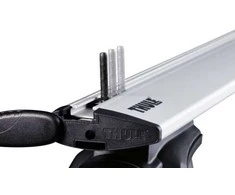 Thule 697-4, adapteris, aliuminis, juodas, Thule „Fast-Grip“, Thule „Power-Grip“