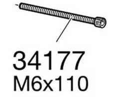 Thule varžtas m6x110