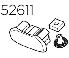 Thule galinis kamštis su varžtu 925/927