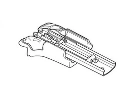 Thule pėda dešinė WingBar 958 kraštas