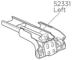 Thule kairės kojos „WingBar 959“ kraštas
