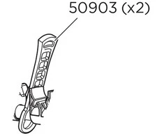 Thule gummistrop f/rms 2stk