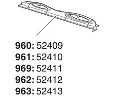 Thule „smartslide“ sparno juosta 962