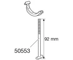 Thule T formos varžtas M6x92