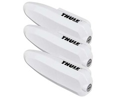 Thule B861B krovinių skyriaus spynos, baltos, 3 vnt., su tuo pačiu raktu
