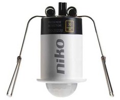 Mini judesio jutiklis, 360°, „Niko Home Control“, 9 m