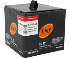 TJEP Tjep ringsøm TA 30/25 3,0x25mm - varmgalv. t/tagpap. box 2880 stk