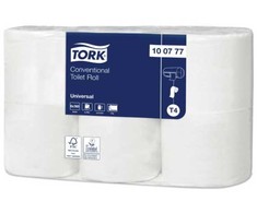 Tualetinis popierius Tork Universal T4 2 sluoksnių 45 m 100777 42 ritinėliai/dėžutėje Nebalintas 353x118x198 mm (42 ritinėliai)