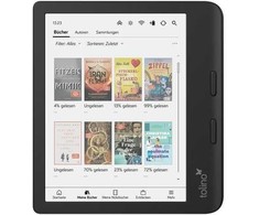 Tolino 4016621130183, 17.8 cm (7"), E Ink Kaleido, 1264 x 1680 pikselių, 4096 colours, CBR, CBZ, EPUB, MOBI, PDF, TXT, JPEG, PNG