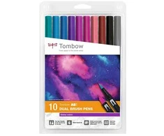 Tombow Fasermaler ABT Dual Galaxy 10 Stück