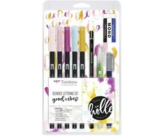 Tombow Good Vibes, 10 vnt., daugiaspalvis, lizdinė plokštelė