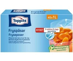 Toppits Fryspåsar 1L 45st (10st/DFP)