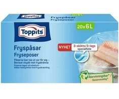 Toppits Šaldymo maišeliai 6L 20 vnt. (10 vnt./DFP)