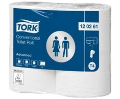 Tork Tork Conventional Toilet Roll, 69.4 m, 9.9 cm, 12 cm, 3.8 cm, 14 cm, 117 mm