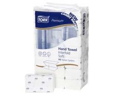 Rankų valymo servetėlės TORK PREMIUM SOFT,H2 100289, 150 serv., 2 sl.,150 serv., 21.2 x 25.5 cm, balta sp.