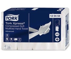 Tork Xpress - Skompresowany miękki ręcznik w składce czteropanelowej, balta - Advanced