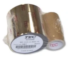 Toshiba TEC AG2 84 mm x 600 m, Toshiba B-SX4, B-SX5, B-372, B-472, B-572, B-482, B-492, Terminio perkėlimo popierius, Juoda, 600 m, 84 mm
