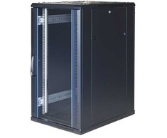 TOTEN System G, 19" spintelė, 22U, 600x1000, stiklinės priekinės durys, metalinis rėmas
